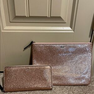 Kate Spade Brand New Wallet and Pouch Set